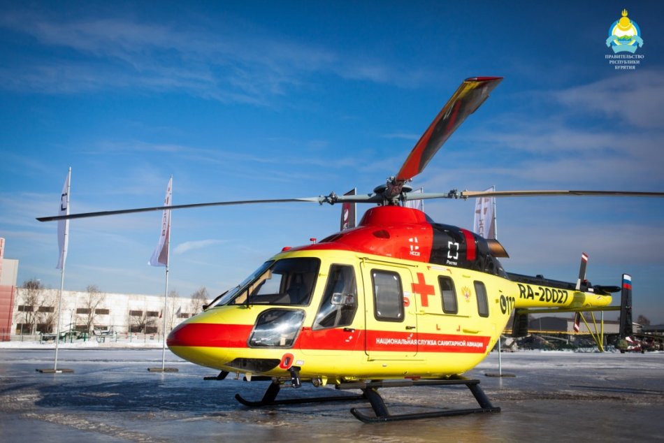Вертолеты Улан-Удэнского авиационного завода переданы Национальной службе санитарной авиации