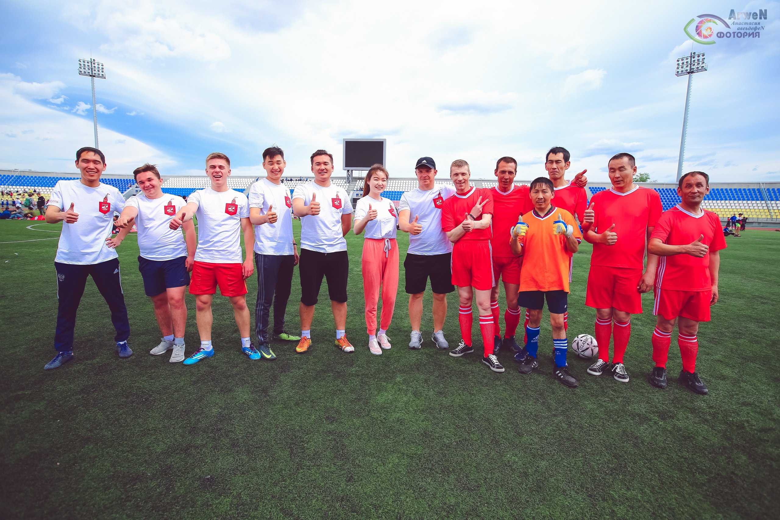 В  Улан-Удэ «особенные» футболисты сыграли  с командой КВН «Берег Байкала»